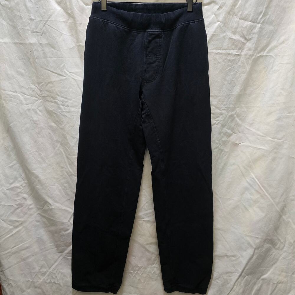 Lululemon black straight leg jogger mens medium zip pocket inner drawstring